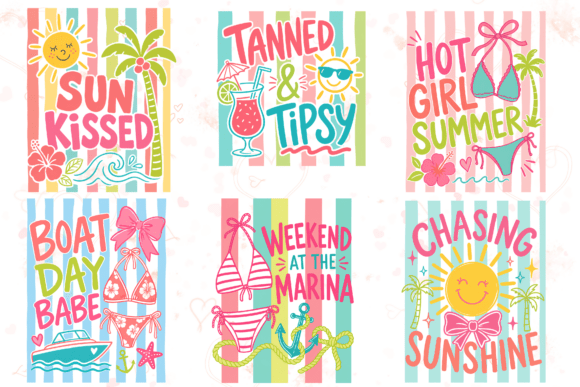 Download Retro Trendy Girl Summer Sublimation PNG - Retro Collection