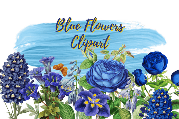 Download Blue Flowers Clipart - Premium Resources